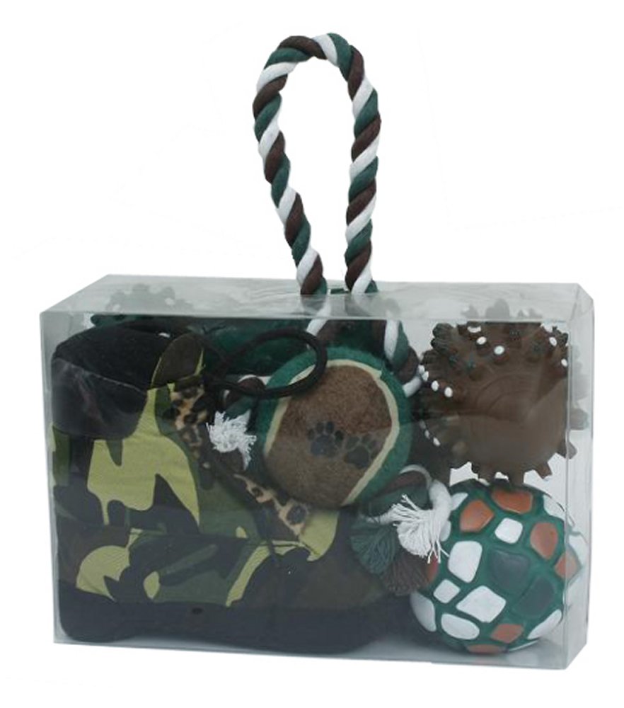 Camouflage Pet Toy Gift Set