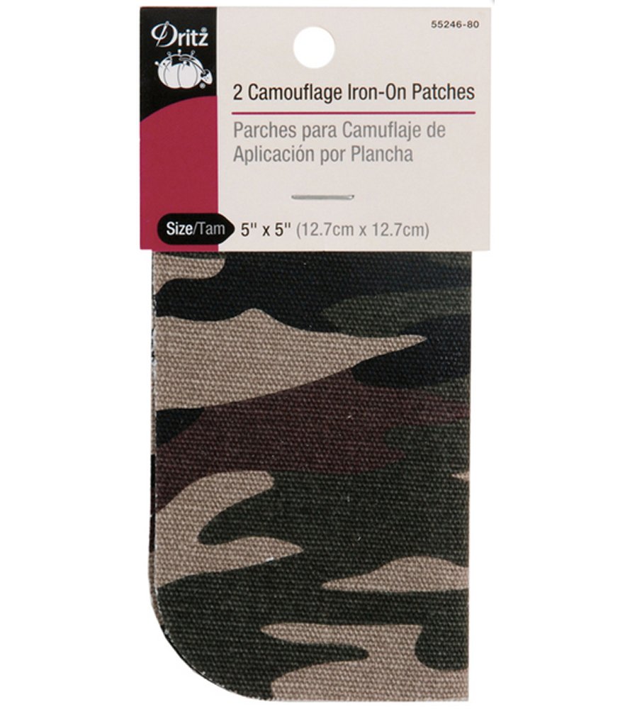 Camo Green Iron On Camouflage Patches 5