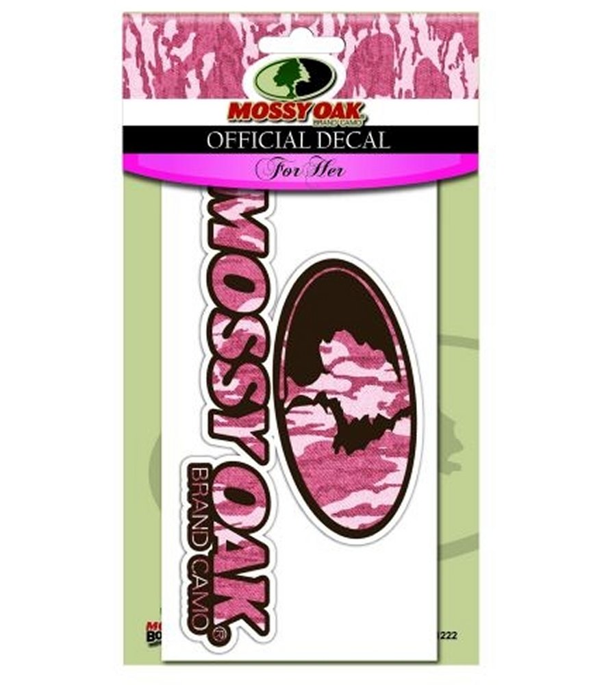 Mossy Oak Decal Pink Corporate Logo